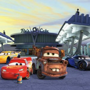 Komar fotobehang 8-4101 Cars 3 Station