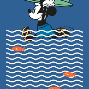 Komar fotobehang DX4-025 Mickey Gone Surfin'