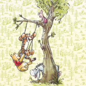 Komar fotobehang DX4-017 Winnie Pooh In The Wood