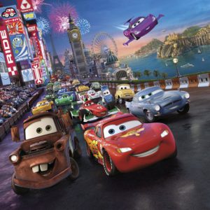 Komar fotobehang 4-401 Cars Race