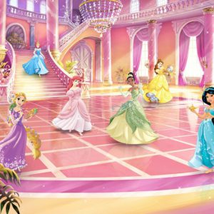 Komar fotobehang 8-4107 Disney Princess Glitzerparty