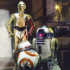 Komar fotobehang 4-447 Star Wars Three Droids