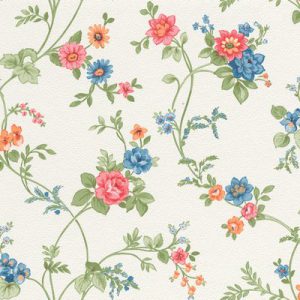 Petite Fleur behang met bloemetjes