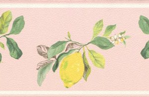 Petite Fleur behangrandje citroenen
