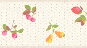 Petite Fleur behangrandje fruit