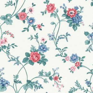 Petite Fleur behang met bloemetjes