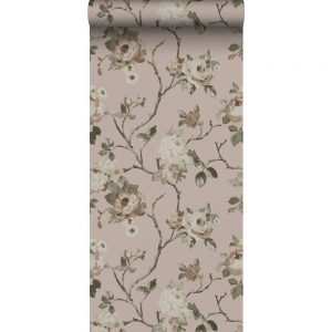Esta behang Vintage flowers bloemen oudroze 139407