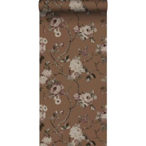Esta behang Vintage flowers bloemen terra/bruin 139408