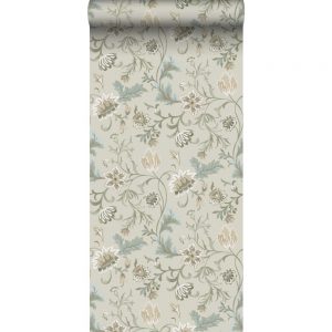 Esta behang Vintage flowers bloemen zand/beige 139412