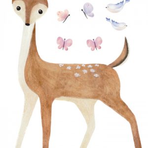 Sticker met hertje