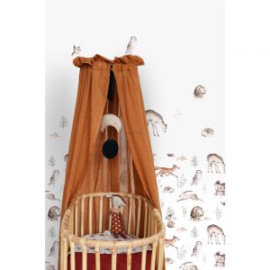 Esta muursticker bosdieren bruin 156115