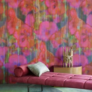 Eijffinger Canvas Wallpower Lotus Flower XXL Rumba red