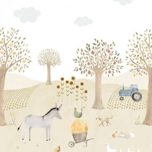 Once Upon a time Wallpanel the Farm Adventures With Donkey L