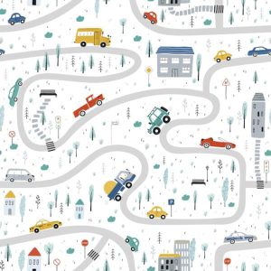 Kids Walls behang met auto s