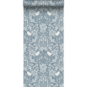 Esta behang Vintage Flowers bloemen en vogels 139477