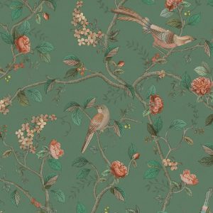 Eijffinger PIP 6 behang Good Nightingale groen