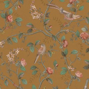 Eijffinger PIP 6 behang Good Nightingale oker
