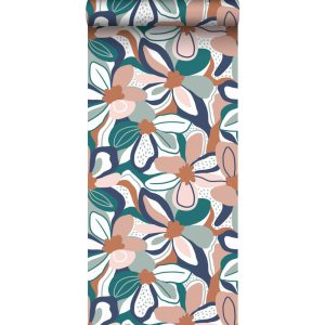 Esta behang vintage flowers bloemen retro 139630