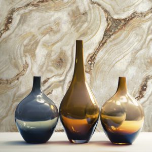 First Class behang Carrara 3 marmer Geode marble