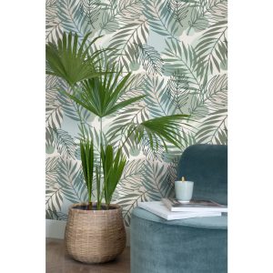 Esta behang met bladeren 139820