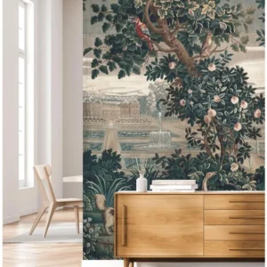 Kek fotobehang Landscape Tapestries vintage