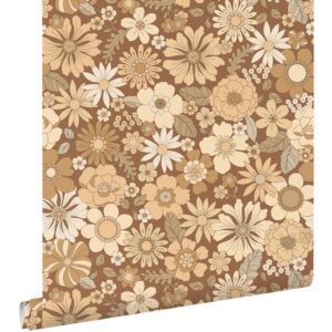 Esta behang met behang Retro bloemen 130965