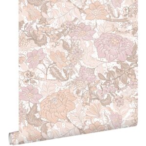 Esta behang met bloemen 131192
