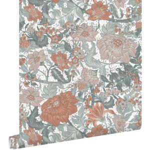 Esta behang met bloemen 131193