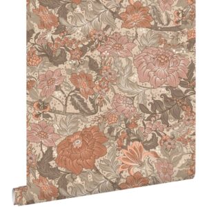 Esta behang met bloemen 131194