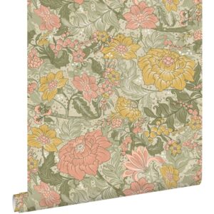 Esta behang met bloemen 131195