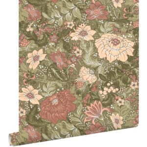 Esta behang met bloemen 131196