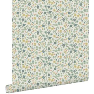 Esta behang met kleine bloemetjes 139468