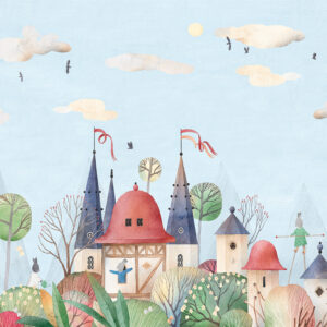 Dutch Cute Walls behang Woodland bunnies