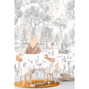 Dutch Cute Walls behang Forest Animals