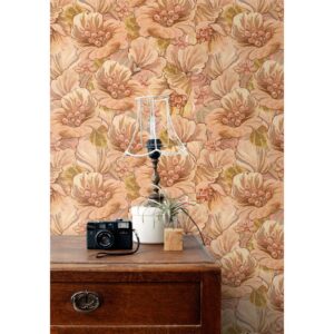 Esta behang met bloemen 131292