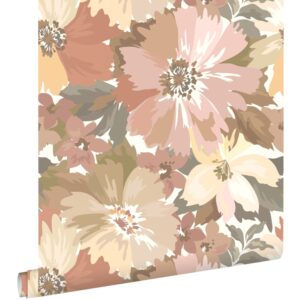 Esta behang met bloemen 131264