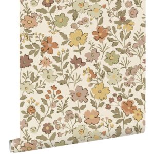 Esta behang met bloemetjes 131325