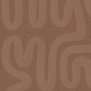 Arte behang Tali  Atlas Sarana  Mahogany