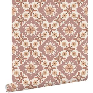 Esta behang met  vintage flowers bloemen 131501