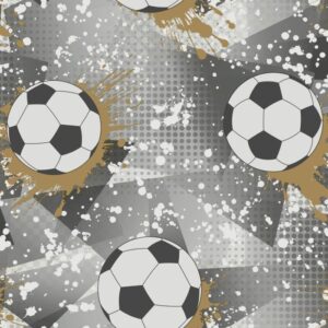 Adventure Awaits behang met voetbal 14090